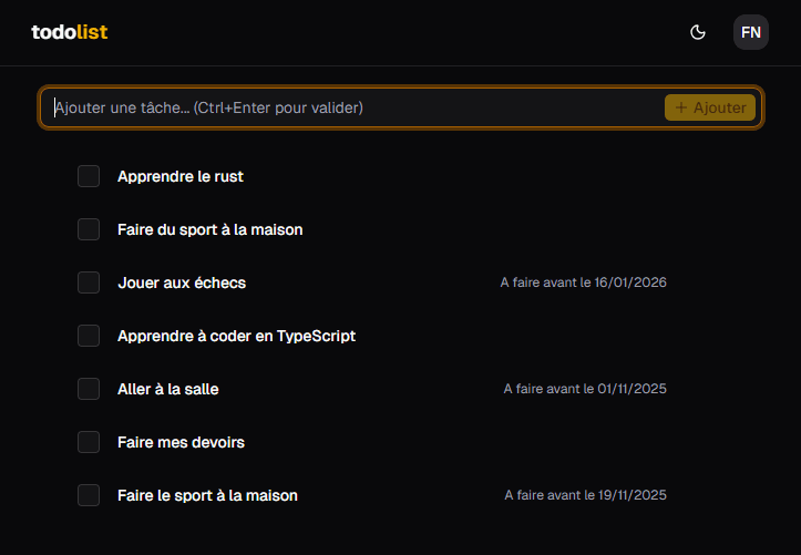 ToDo List App